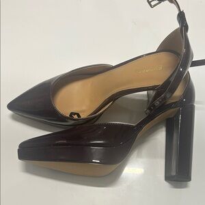 Express Women's Burgundy Wine Heels